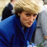 Princess Diana visiting Saltaire in 1991. Her life has been re-imagined for a new novel