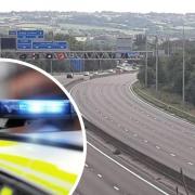 The incident took place on the eastbound carriageway of the M62 between junctions 25 and 26 on Saturday night