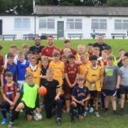 A football camp was held for youth at Idle Cricket Club