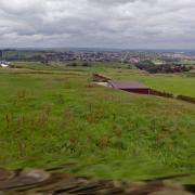 The site for an underground eco-home in Queensbury, which was refused by Bradford planners