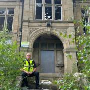 Police officers have warned people about the dangers of abandoned buildings