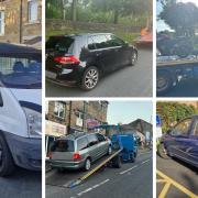 These vehicles were seized in a multi-agency operation yesterday