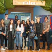 Young people who helped develop the Calm Gallery