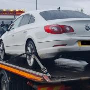 The car was seized by police