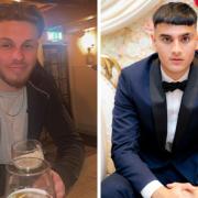Joshua Clark (left) and Haidar Shah (right) died in hospital following the town centre stabbing