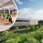 CGI images of Leeds Bradford Airport's terminal regeneration, including a look inside the new extension
