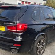 BMW X5 seized by police
