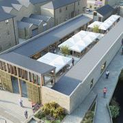 An artist's impression of the new Brighouse Market