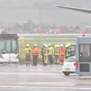 Emergency response at LBA after a TUI plane veered off the runway