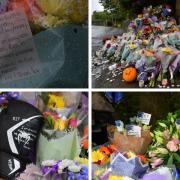 All the floral tributes paid to a teen who died in a crash on Friday night