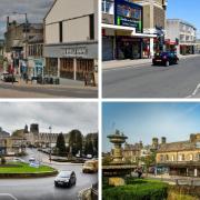 Bingley (top left), Shipley (top right), Baildon (bottom left), and Ilkley (bottom right) are in the top 10 most desirable towns for Leeds commuters