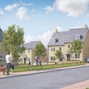 An artist's impression of the planned housing development off Bolton Road