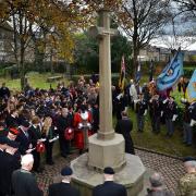 A previous service at Undercliffe Cemetery. This year’s service is on Friday, November 10