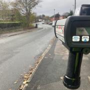Police carried out speed checks to tackle anti-social driving in Heckmondwike.
