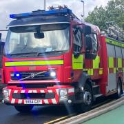 A dozen fire crews from across West Yorkshire are currently tackling the blaze at Jubilee Way Industrial Estate in Shipley.