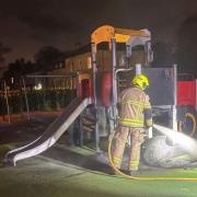Investigation launched after fire in newly-refurbished park
