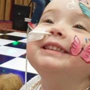 Mum and dad's joy at seeing their little girl smile again after cancer diagnosis