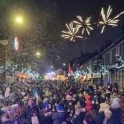 Previous Christmas lights switch-on in Pudsey