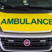 Two people were injured in three-car crash on Sleningford Road in Bingley.
