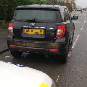 This car was seized by police on Harrogate Road.