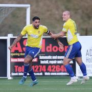 Albion skipper Aran Basi played a big part in his side's crucial 2-1 win over Pickering at the weekend.