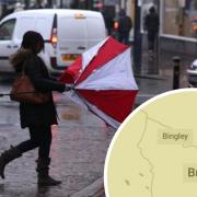 The Met Office has issued a warning of wind for West Yorkshire