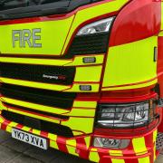 The fire service responded to a blaze at a barn in Liversedge.