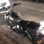 This stolen motorbike was recovered on Abb Scott Lane in Bradford.
