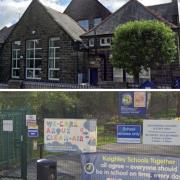 Steeton Primary School, top, and Riddlesden St Mary's Primary School, pictured below