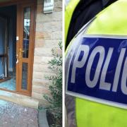 Police executed a warrant at a property