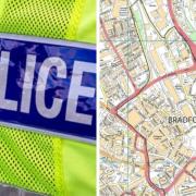 A dispersal order is in place in Bradford city centre