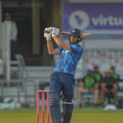 Dawid Malan in T20 action for Yorkshire last season against Leicestershire.