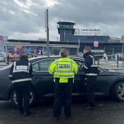 An inspection of taxis and private hire vehicles was carried out at Leeds Bradford Airport.