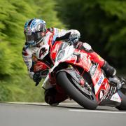 Ian Hutchinson in action during the 2022 Isle of Man TT, an event he was forced to sit out of last year for health reasons.