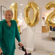 Marion Brushett celebrated her 102nd birthday with a special day out.