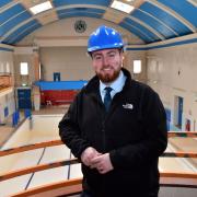 Levelling Up Minister Jacob Young visited Bradford to announce a successful £14.6 Levelling Up Fund bid to help refurbish the Bingley Pool.