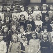 Wapping School girls in the early 1920s. May Atack is second left, second row up. Pic: Paul Jennings, courtesy the late May Atack