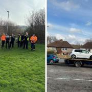 A multi-partner day of action in Ravenscliffe ended with some positive results, including untaxed vehicles being seized