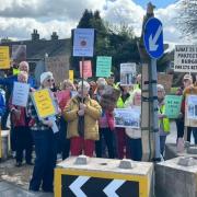 Protesters want Oakenshaw Cross to be brought back