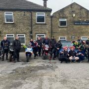 The Yorkshire Motorbike Ride Out Group's meeting point at the Rock and Heifer Inn