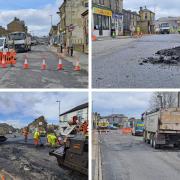 High Street in Wibsey is one of the areas across the district disrupted by resurfacing works this month.