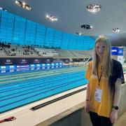 Sophia Gledhill at the London Aquatic Centre