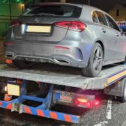 This car was seized on Great Horton Road in Bradford.