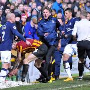 Who says replays don't matter? Phil Parkinson getting irate after a foul on James Hanson during City's 4-0 win over Millwall in 2015