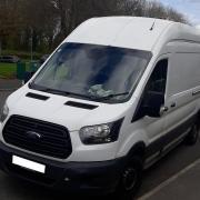 This van was seized by police on Toller Lane in Bradford.