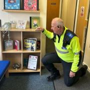 PCSO Dyson at Roberttown Primary School