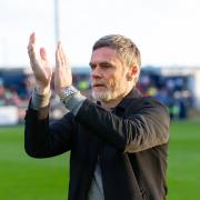 Graham Alexander claps the City fans before the Barrow game