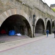 The arches leading to Forster Square Rail Station
