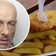 Brannan was seen breaking into a fish and chip shop