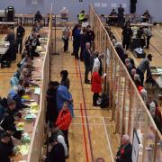 The 2024 local election count at Sedbergh